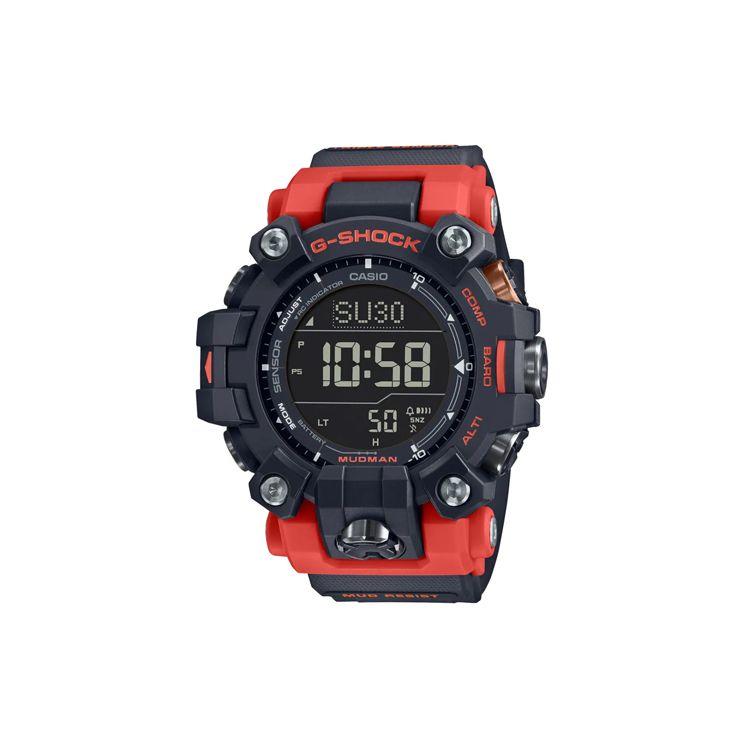 Casio Men's Black Master Of G-Land Series G-Shock 200M Water Resistant Solar Quartz Movet Resin Strap Watch Watches Gw-9500-1A4