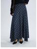 Vintage Woolen Plaid Academy Skirt - High Waist, Slimming Mid-Length Design for Casual Wear