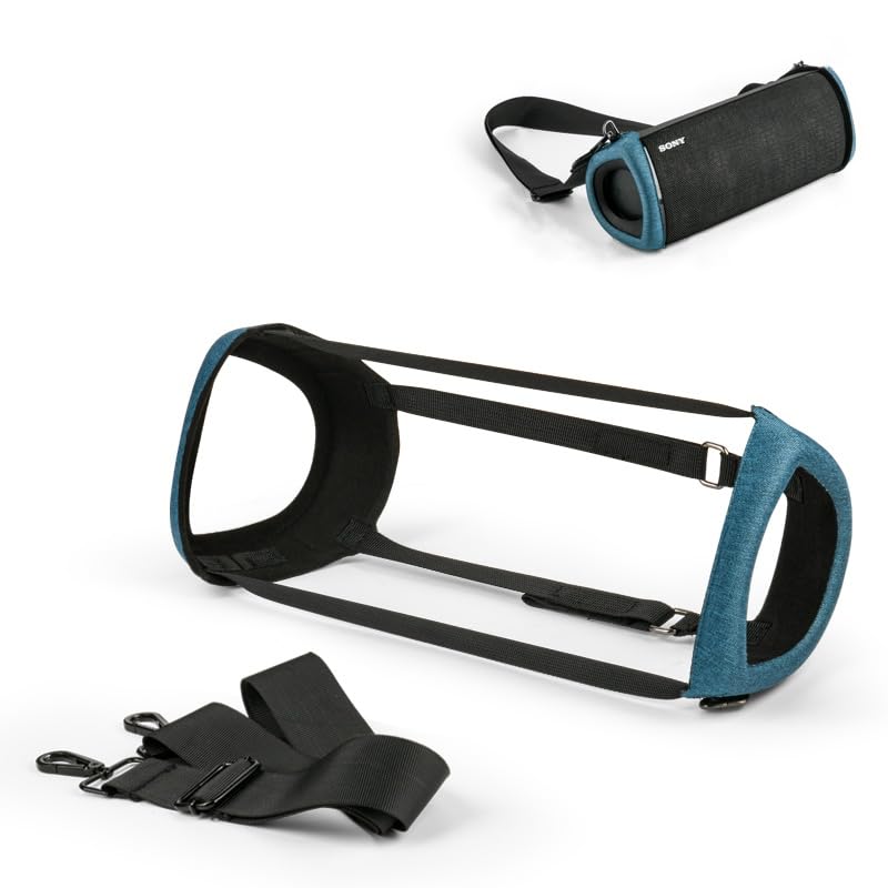 

XBERSTAR Speaker Cover for Sony SRS-XB43 Speaker, Portable Bluetooth Speaker Protective Case, EVA Hard Case, Convenient for Hiking and Travel (Blue)