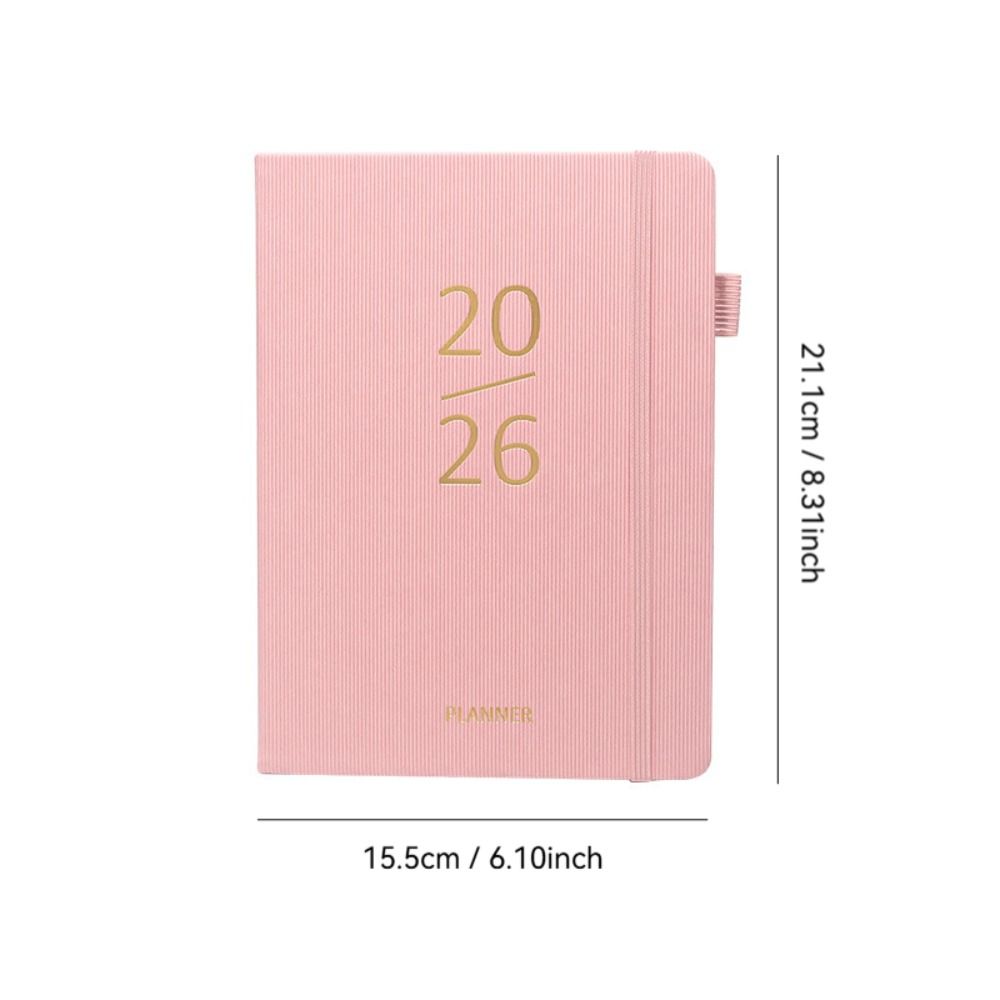 PU Leather Agenda Book A5 To Do List Notepad Portable Appointment Book  School Supplies