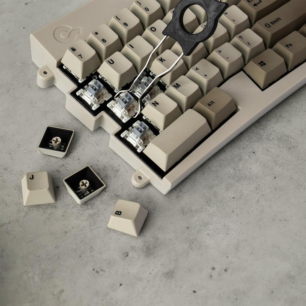 BAROCCOMiSTEL MD600 Alpha Rhino Split Wired Bluetooth 64 Rhino Color Macro Media Key Support Japanese Distributor (English Layout/Brown Switches)