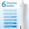Water Flosser [Dental Cordless Portable] 6 Modes & IPX7 Waterproof Rechargeable Oral Irrigator Water Teeth Cleaner Floss Pick, Home Use WaterFlossers