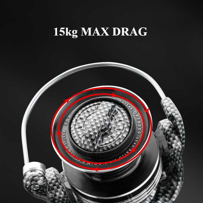 Upgraded Long-distance Casting Anchor Fishing Reel Snake-shaped All Metal Fishing Wheel 4.0:1/5.2:1 Cast Wheel Anchor Fish Spinning Wheel Lure Reel