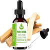 Pure Kruiden Palo Santo (Bursera Graveolens) Pure & Natural etherische olie van therapeutische kwaliteit, plastic verpakking met druppelaar.