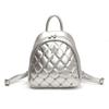 Korean Version of Fashion Rhombus Chain Bag Women's 2025 New Fashion Literary Style Small Backpack Simple Handbag