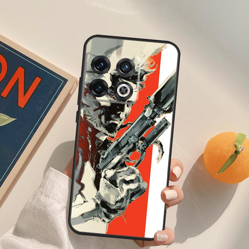 

Metal Gear Solid Case For OnePlus 13 12 11 13s 13R 12R 10R 10T 8T OnePlus Nord 5 CE 3 2 4 Lite N20 N30 Cover OnePlus Nord CE5