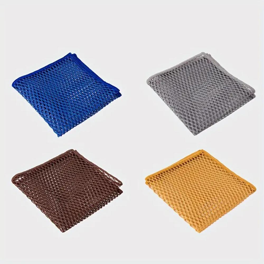 

Сетчатая тряпка для удаления масляных пятен может заменить шарики из стальной проволоки для мытья кастрюль и посуды.. Многофункциональная сетчатая тряпка для мытья посуды. Mix Colors белый