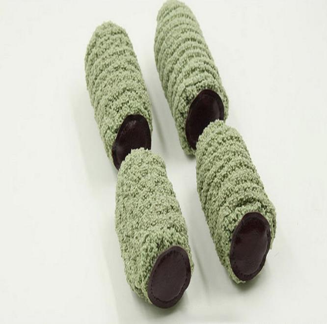 Cheap New 4Pcs Lace Chair Table Furniture Floor Protector Foot Cover