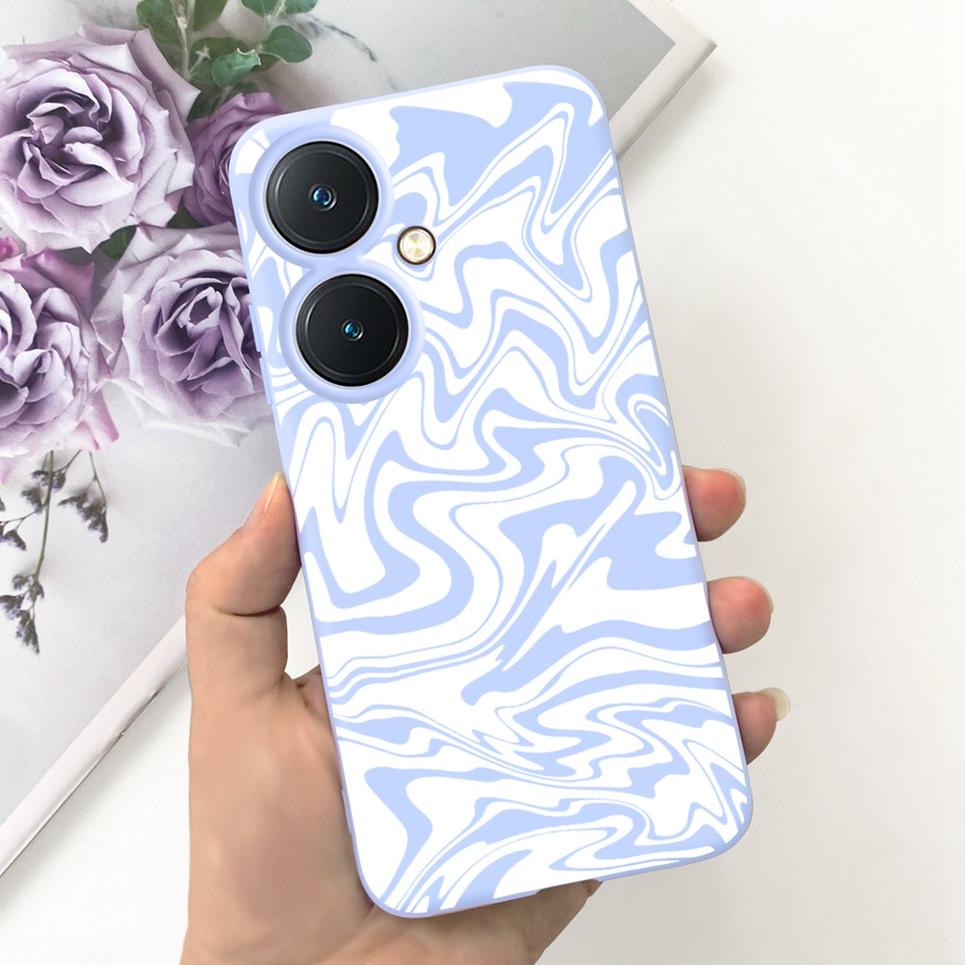 Soft Silicone Covers For Vivo Y27 Y36 4G 5G Case Bumper Shell Cartoon Child Fashion Soft TPU Silicone Etui For Vivo Y36 5G Y 27