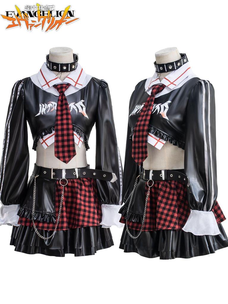 Asuka Rock Band Warrior Anime Cosplay Costume