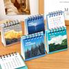 Creative 2026 Desk Calendar To Do List Landscape Schedule Planner Mini Calendar Home Decoration