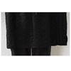 Elegant Plus Size Black Blouse for Women In Loose New Chinese Style with Long Sleeves