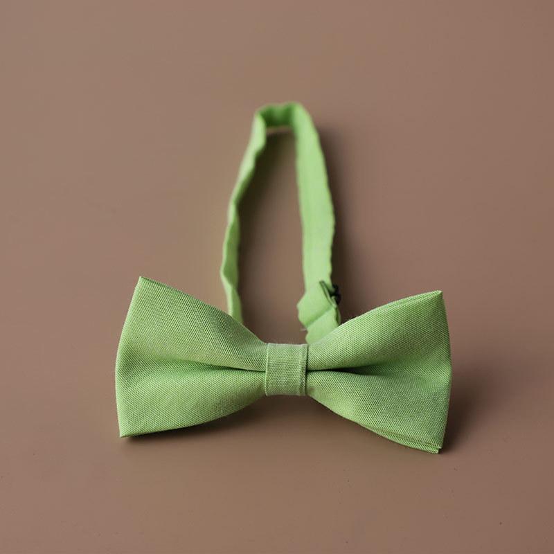 New Cotton Bow tie Kids Bow ties Boy Girls Bow knot Adult Solid Color Bow Ties Cravats Party Bowties For Children Gifts