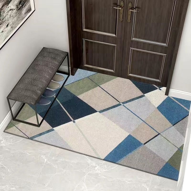 Paillasson Moderne Antidérapant Tapis Ménager Entrée Couloir Tapis de Sol Absorbant l'Eau Salle de Bain Tolérance à la Saleté Décoration Tapis