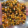Bumblebee Agate Loose Beads | Bumblebee Jasper & Realgar Stone Beads for DIY Jewelry