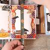 Pumpkin And Bat Washi Tape 8 Rolls Halloween Tape Spooky Witch Cat Pattern Decorative Full-page Layout for Junk Journaling Supplies Scrapbooking,