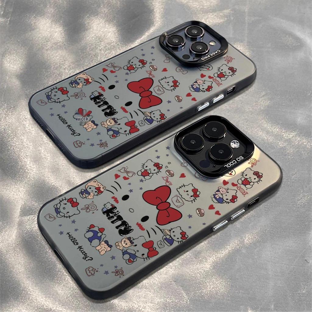 Artistic Hello Kitty Case for Apple iPhone 17 Pro Max, 16 Plus, & 15
