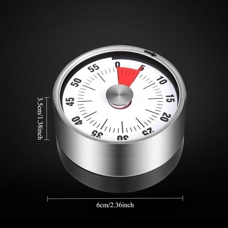 Kitchen Mechanical Timer, Time Management Reminder, Baking Alarm Clock United States чёрный