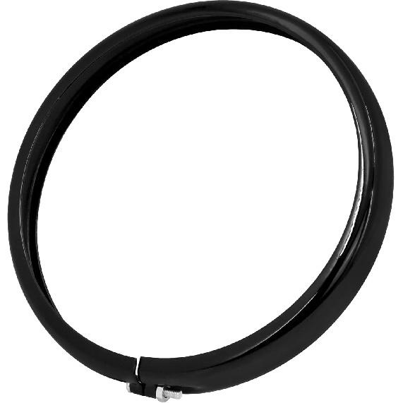 HDBUBALUS Headlight Trim Ring Head Lamp Decorate Ring Fit for Harley Softail Street Bob 2018-2024 1 Pc (Black)