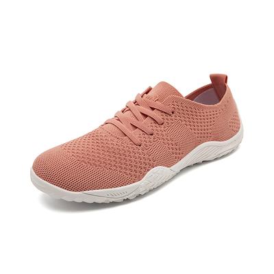 Women's Minimalist Wide Width Shoes Soft Barefoot Style Sneakers Lightweight Comfortable Walking Shoes for Bunions and Wide Feet