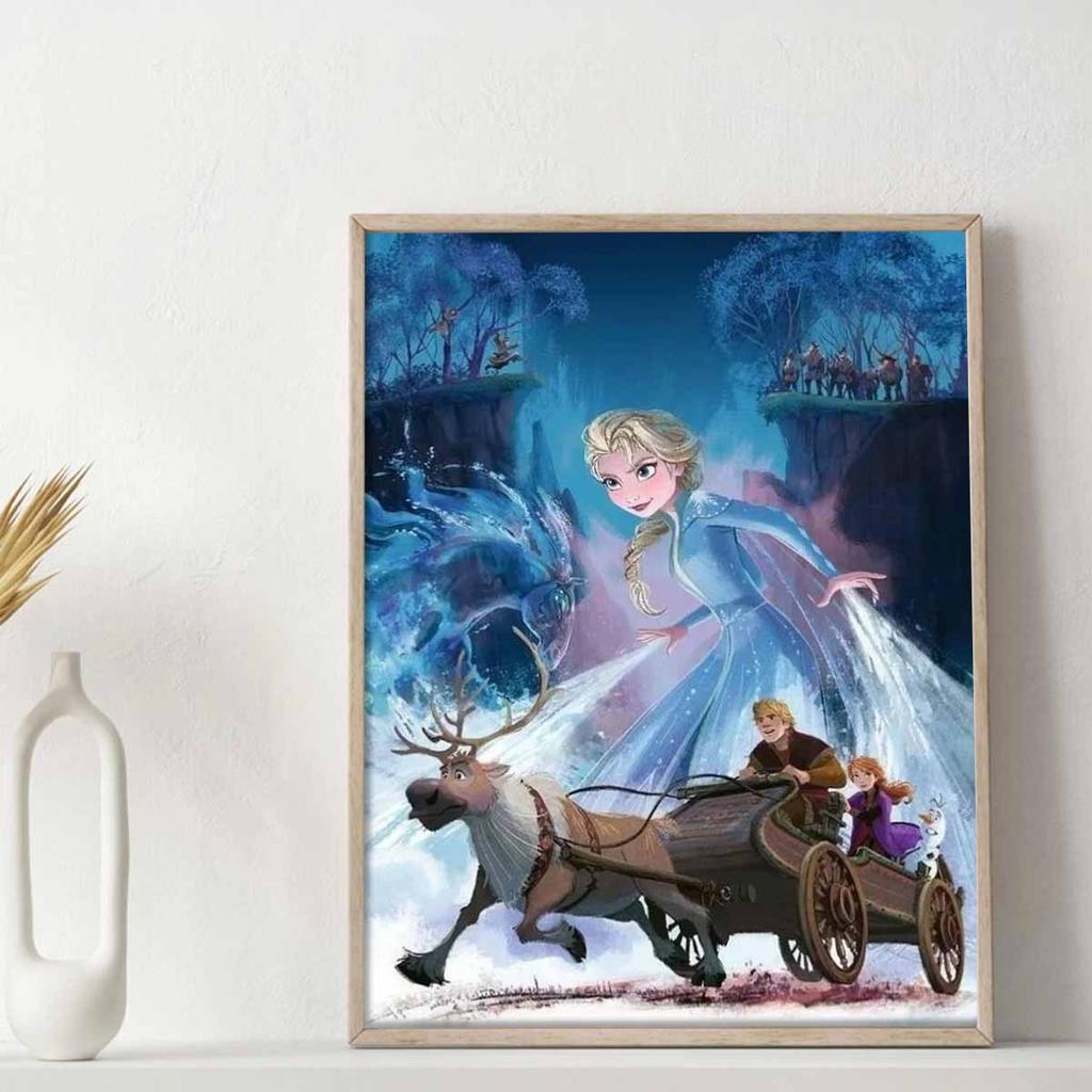 5D Diy Diamond Painting Olaf and Elk Full Drill Rhinestones Mosaic Embroidery Handmade Products Home Decor Gift
