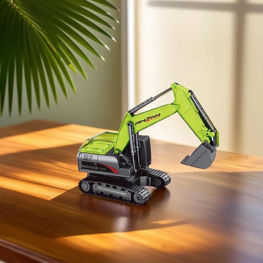 Remote Control Excavator Toys For Boys,16 Channel Speed Control RC Excavator Construction Toys With Metal Shovel & Light,Simulated ,Christmas Birthday