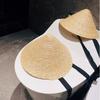 Korean Kids Sun Hat Big Brim Straw Visor Cap for Children Girls Straw Hat  Seaside Vacation