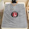 Charlton Athletic Football Club Print Flannel Blanket, High Quality Comfortable for All Seasons, Home Decor, Warmth and Comfort