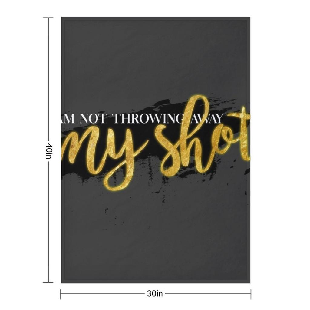 I Am Not Throwing Away My Shot Throw Blanket Valentine Gift Ideas Cosplay Anime Quilt for Sofa Blankets