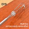 Mini Whisk Egg Beater Stainless Steel Wire Whisk for Whisking Mixing Beating Spring Handle Small Whisk
