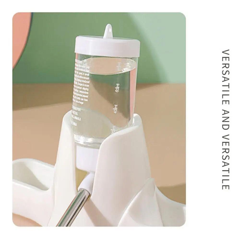 Large Capacity Automatic Feeder with Stand Holder Pet Eating Utensils Hamster Water Dispenser