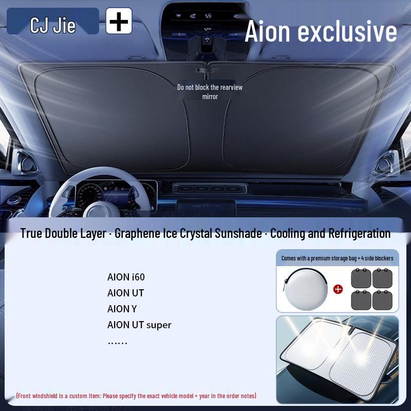 Car Windshield Sunshade Umbrella - Heat and Sun Blocker Visor Cover