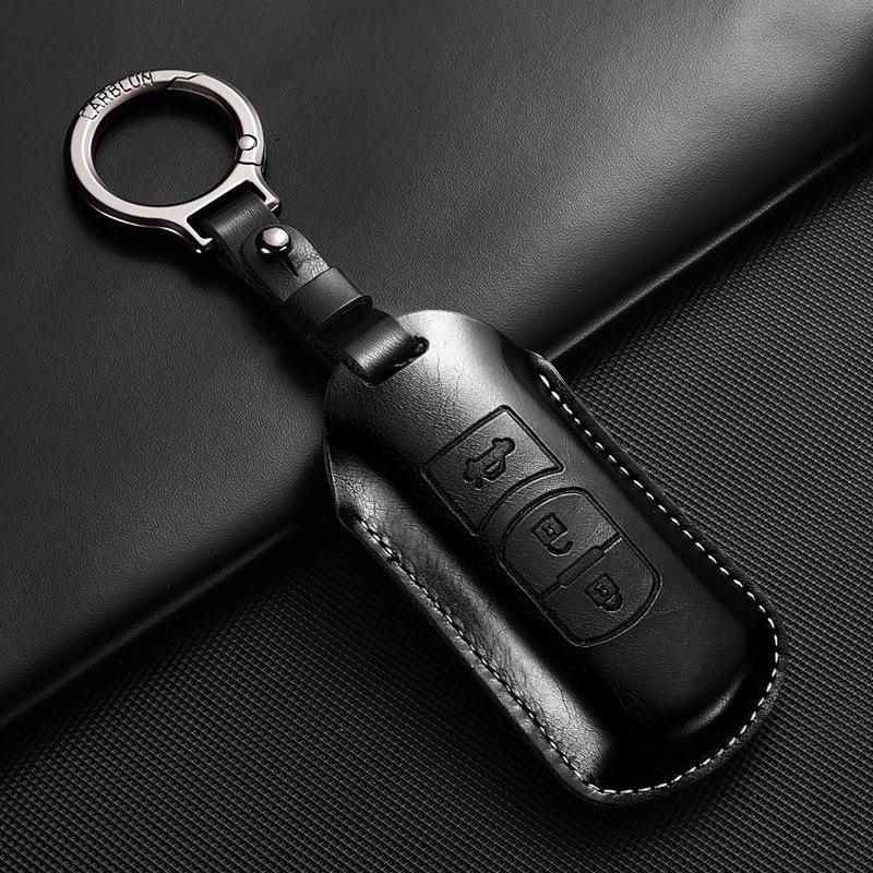 Applicable To Mazda Onxera Leather Key Case CX4 Artez CX5 Horse 3 Shell CX30 Car CX3 Ruiyi X8 Buckle