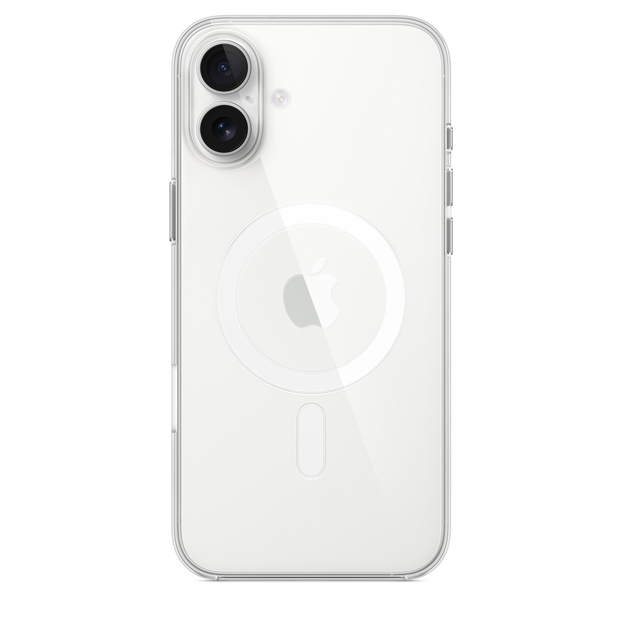 Прозрачный чехол MagSafe для iPhone 16 Plus прозрачный