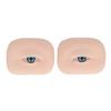 1 Pair Soft Silicone Eye Model Flexible 5D for Practicing Piercing Suture Makeup Tching Instructions