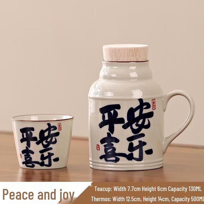 

ROYUGO Ceramic Mini Warm Pot & Cup Set