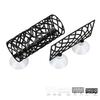 Fish Bed Tunnel Cave Fish Bed Tunnel Safe Small Hole Hollow Fish Hideout Resting Tube with Suction Cup for Fish  Aquarium