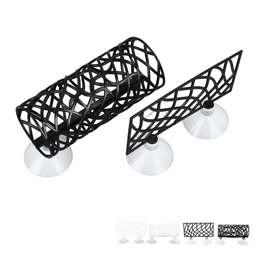 Fish Bed Tunnel Cave Fish Bed Tunnel Safe Small Hole Hollow Fish Hideout Resting Tube with Suction Cup for Fish  Aquarium