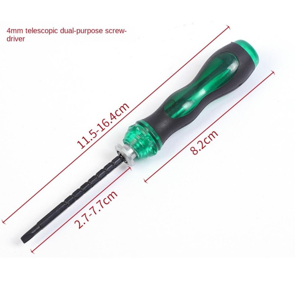 Slotted/Cross Screw Driver Steel Ratchet Screwdriver New Telescopic Screwdriver Home
