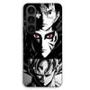 Case For Samsung Galaxy S26 Plus Sangoku Naruto Luffy One Piece Dragon Ball Z Black and White Background Maniacase