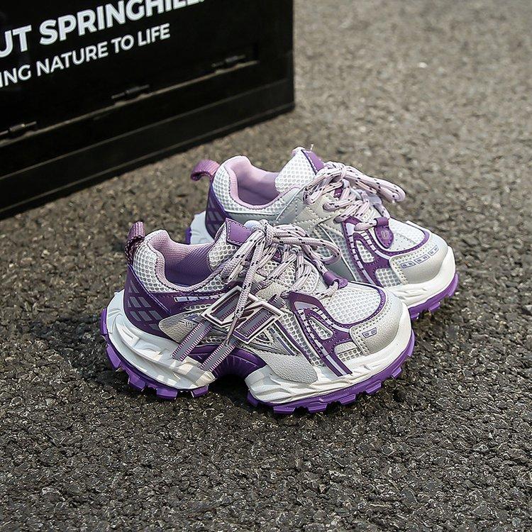 Soft Leather Edition~ Children's Sneakers 2025 Summer New Boys Mesh Breathable Mesh Shoes Girls Single Mesh Dad Shoes