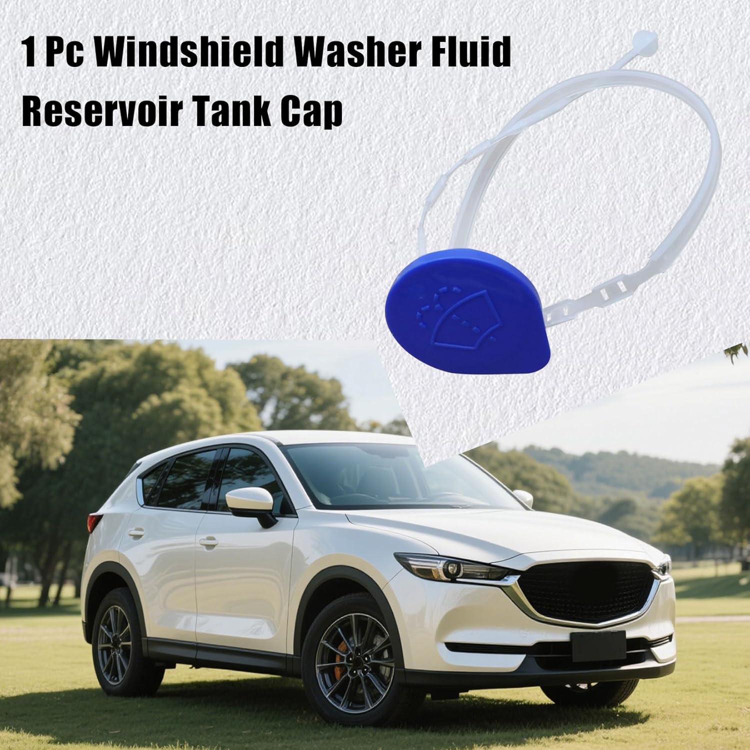 

Windshield Washer Fluid Reservoir Tank Cap KD3567481 KD3567483 KD3567484 KD3567485 KD3567488 Compatible with Mazda 6 Atenza GJ GL 2013-2017