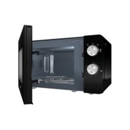 Gorenje | Mikrovlnná trouba | MO20E1B | Volně stojící | 20 l | 800 W | Černá