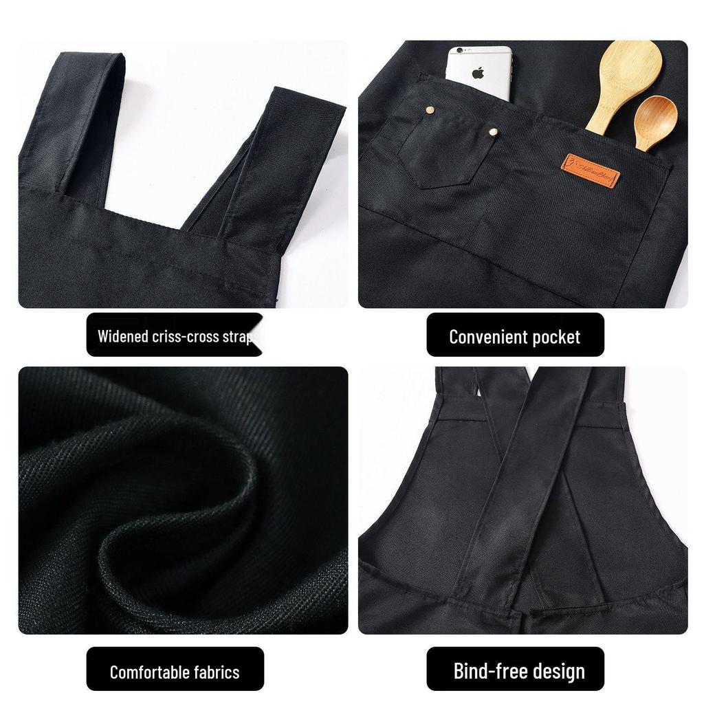 2026 New Custom Logo Workwear Apron for Women - Perfect for Kitchen, Home, and Catering.