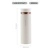 (LOCK&LOCK) Fite Rotating Lid Lightweight Insulated Mug for Men And Women Students Tea Cup LHC4131IVY Off-White 450ml