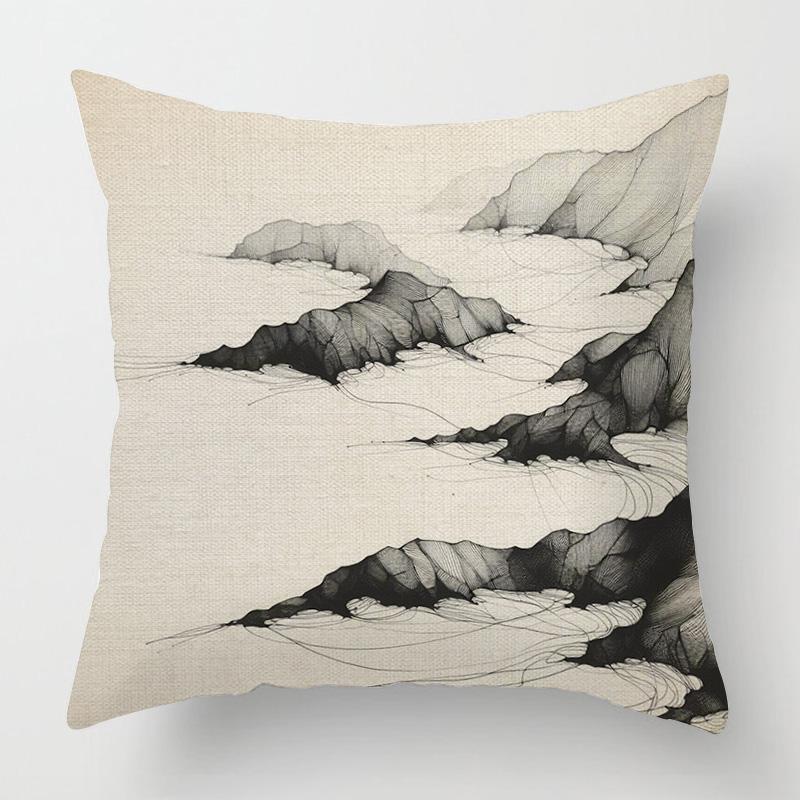 Home Decor Modern Abstract Geometric Pattern Pillow Covers Pattern Cushion Cover Suitable For Sofa Bedroom Car Pillow Cover