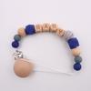 New Mother & Baby Beech Wood Silicone Pacifier Clip – Anti-Drop Chain