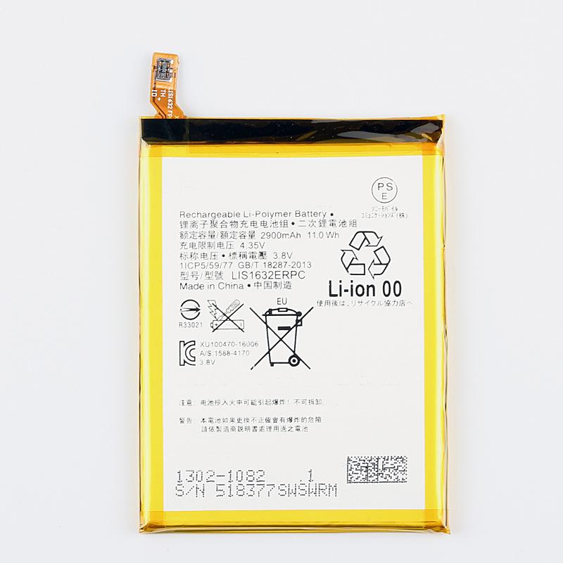 Original LIS1632ERPC phone Battery For Sony Xperia XZ XZs F8331 F8332 2900mAh