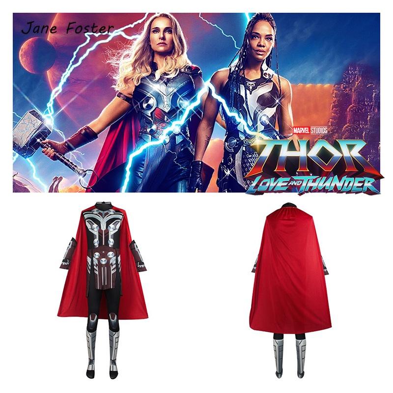 Falei Fantasia de Halloween Thor 4 Cosplay Macacão Para Crianças e Adultos Macacão Justo