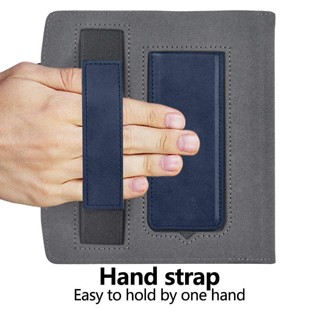 Business Funda For PocketBook Era Lite Color 7" eBook Case with Hand Strap PB700 PB700K3 Flip Stand Cover Auto Sleep/Wake